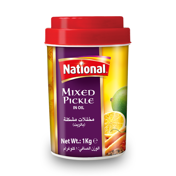 National Mixed Pickle - 1kg (6pcs)